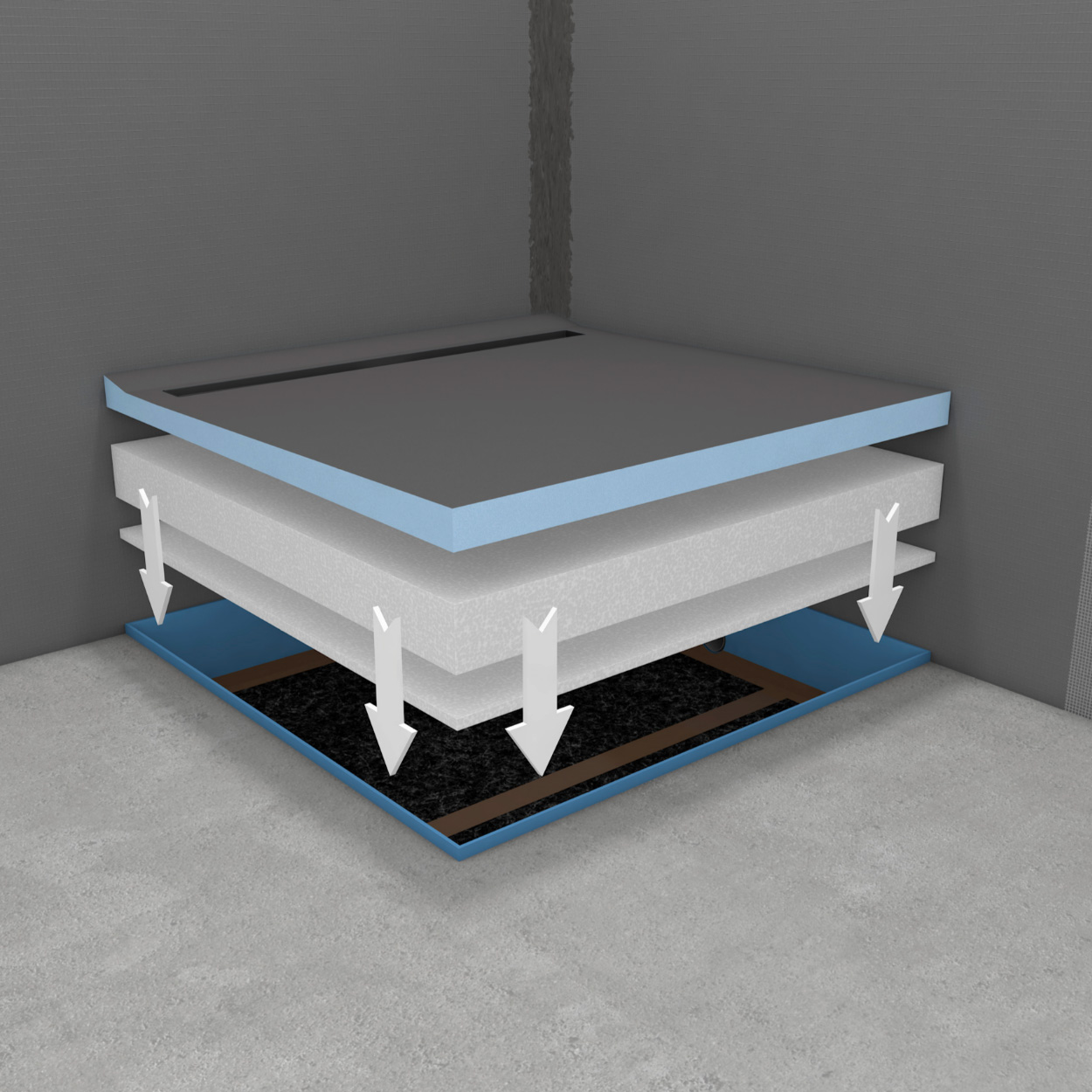 Wedi Fundo Riolito Neo Duschelement